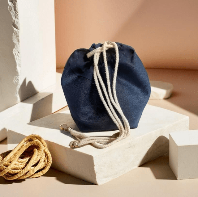 Pochette en jeans
